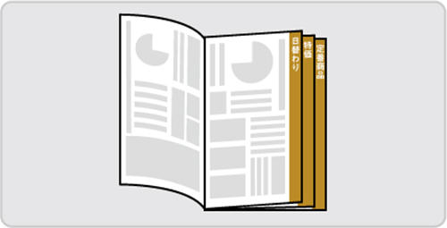特徴②：情報量の多い冊子タイプ