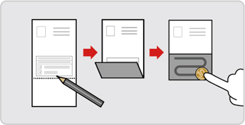 特徴②：折り曲げてこするだけ！